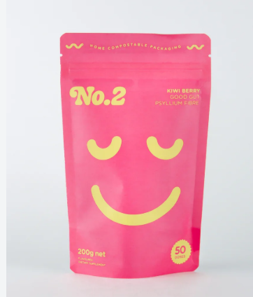 No.2 Good Gut Psyllium Fibre Kiwi Berry 200g